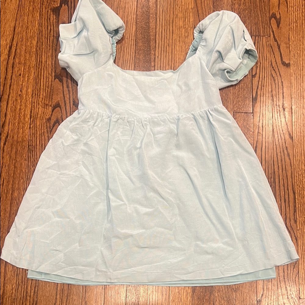 Alice + Olivia Light Blue Mini Dress